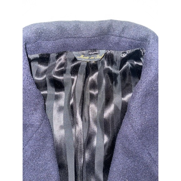 Mario Valente Cashmere And Wool Overcoat Men’s 44R Made In Italy - Picture 8 of 8